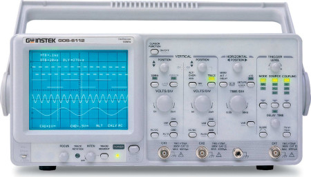 GOS-6112 : 2CH 100 MHz ANALOG OSCILLOSCOPE WITH DELAYED SWEEP AND CURSOR READOUT 100MHz